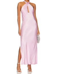 Shona Joy - La Lune Cross Front Keyhole Midi Dress