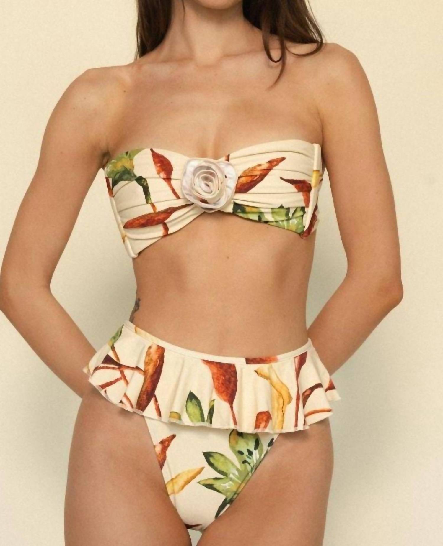 Montce - Tamarindo Ruffle Bikini Bottom