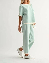 Joh - KAYA CREPE KNIT TOP AND KIARA PANT SET