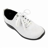 ARCOPEDICO Women's Net 3 Knit Shoes in white - women's flats - alternate view