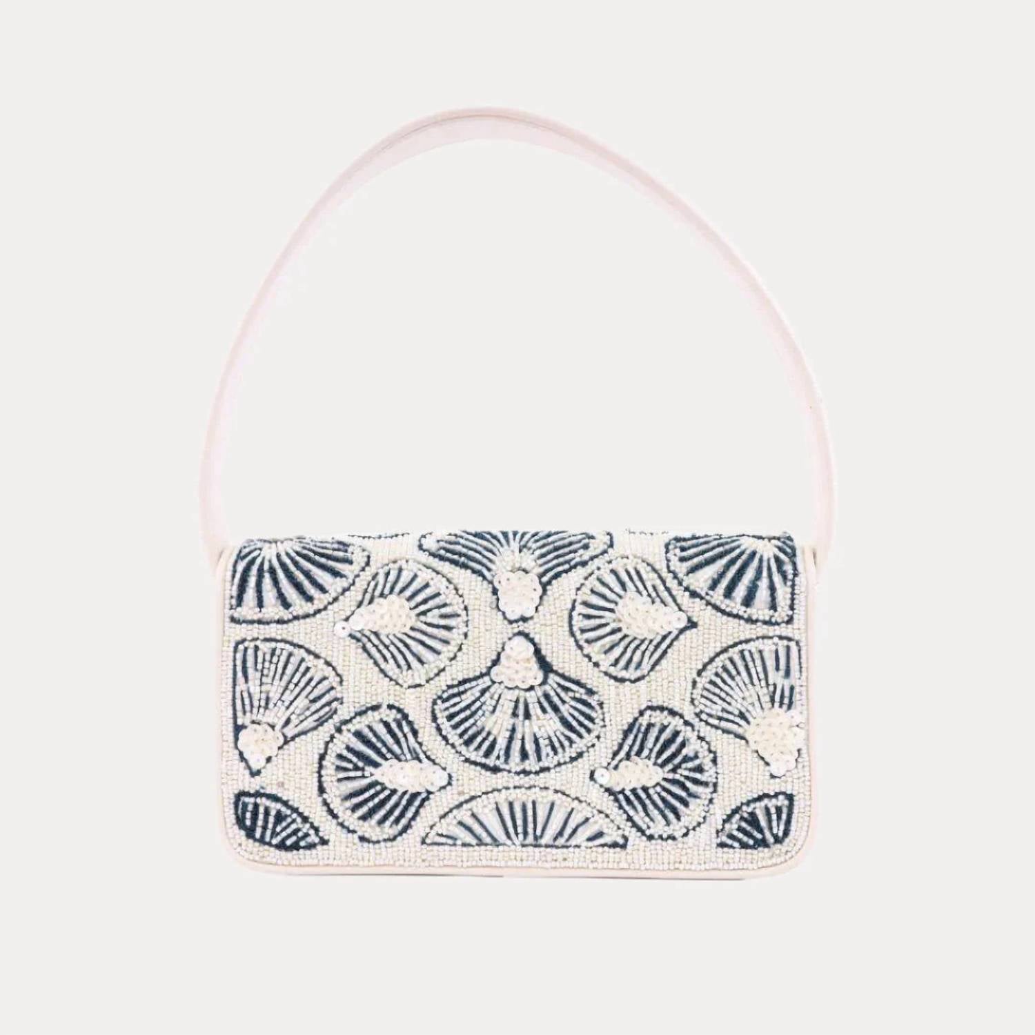 Budhagirl - Women's Seashell Beaded Handbag