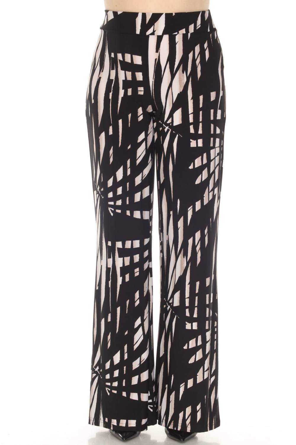 Joseph Ribkoff - Tropical Print Wide Leg Pants