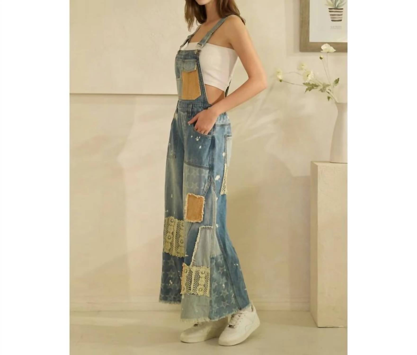 Oli & Hali - Patchwork Overalls