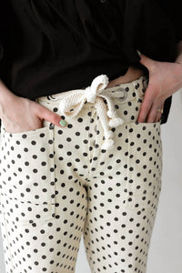 Lovlov - Soft Statement Polka Dot Barrel Pants
