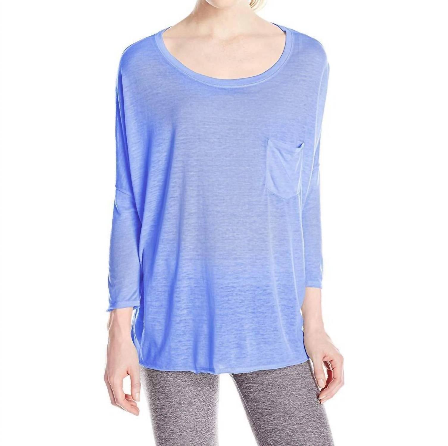 Calvin Klein - Performance Three Quarter Sleeve High Low T-Shirt