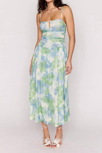 MINKPINK Carrie Maxi Dress in blue green - women's dress