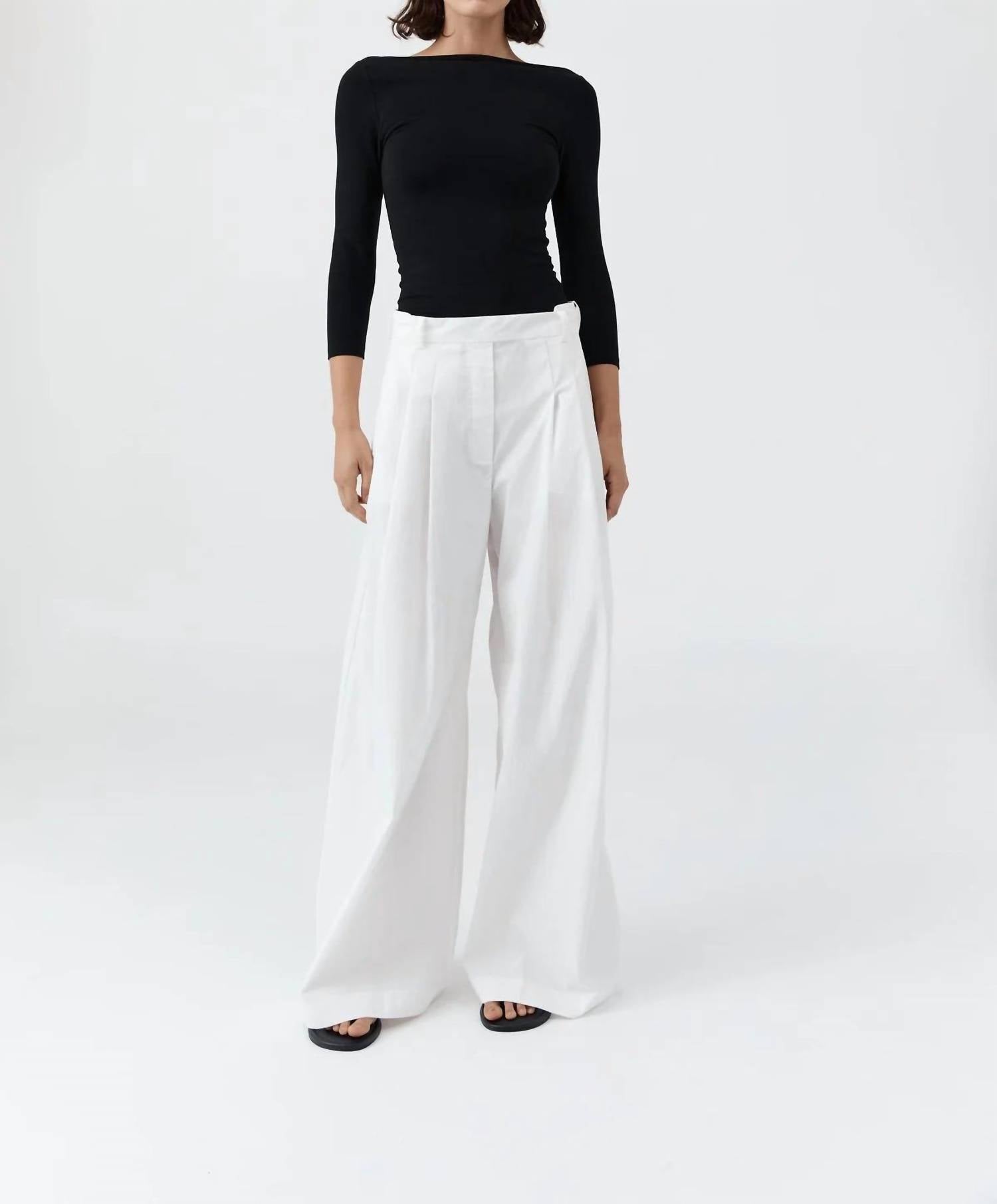 St. Agni - Soft Jersey Ballerina Top
