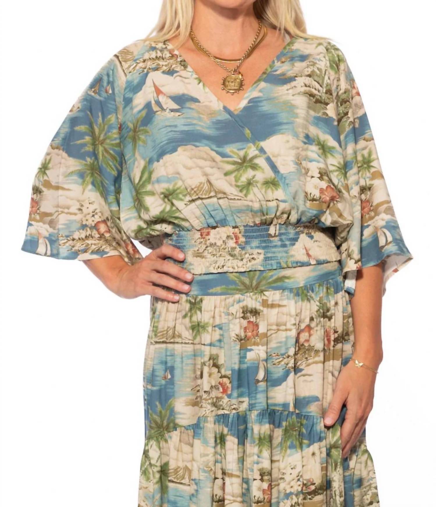 Lovlei - Penny Smocked Waist Top