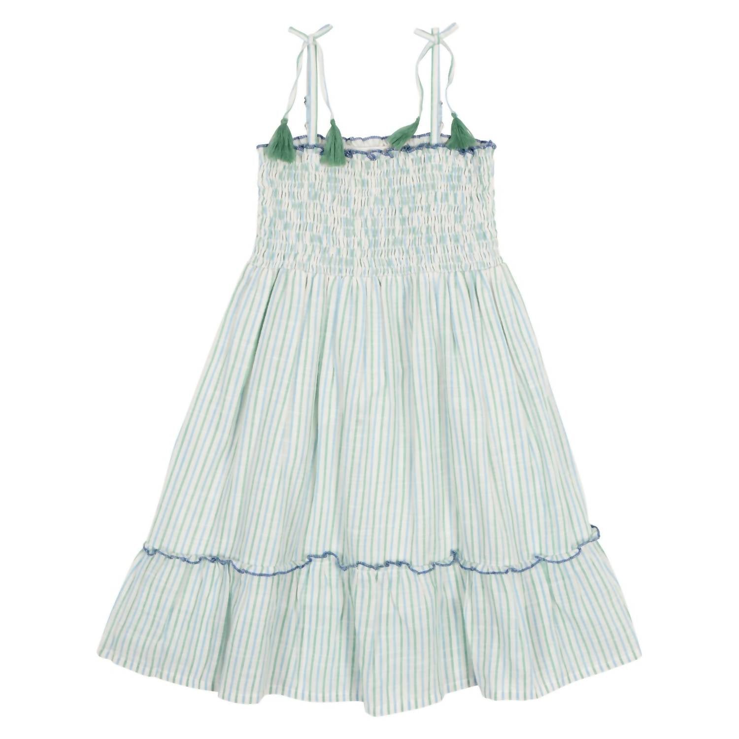 Poppet & Fox - Girl's Shirred Strappy Sundress