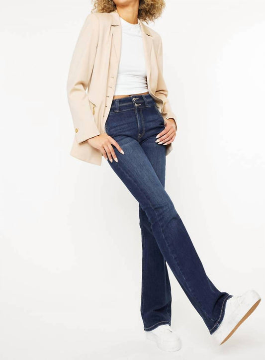 Kancan - High Rise Boot Cut Jeans