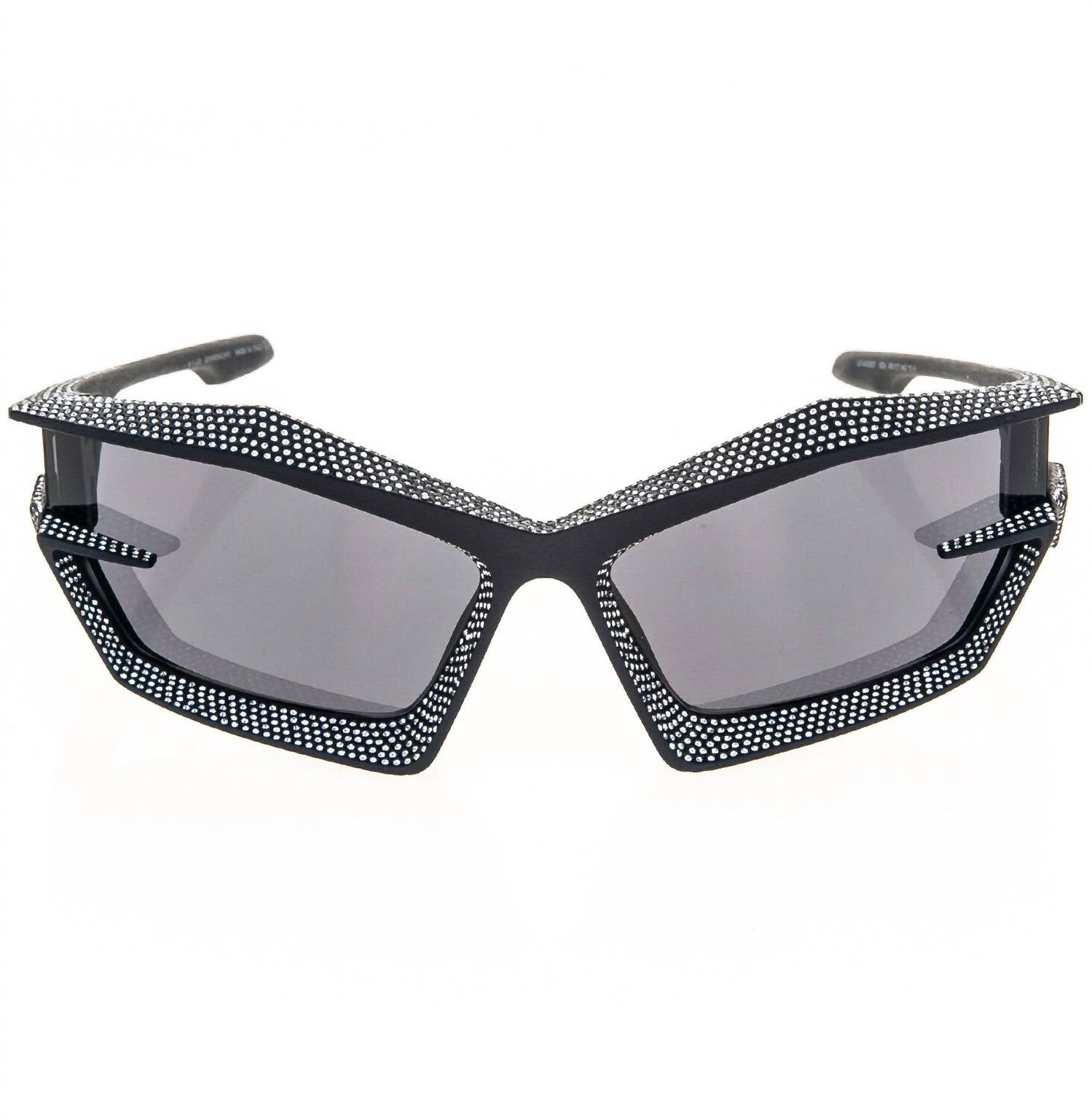 Givenchy - Women's Crystal-embellished Shield Sunglasses