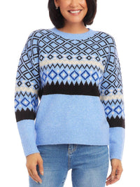 Karen Kane - Jacquard Pullover Sweater