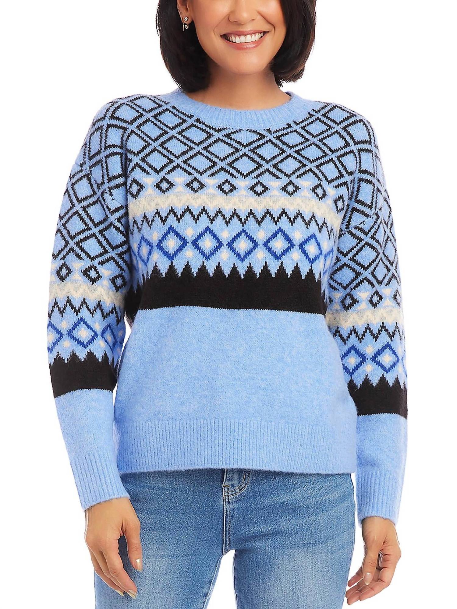 Karen Kane - Jacquard Pullover Sweater