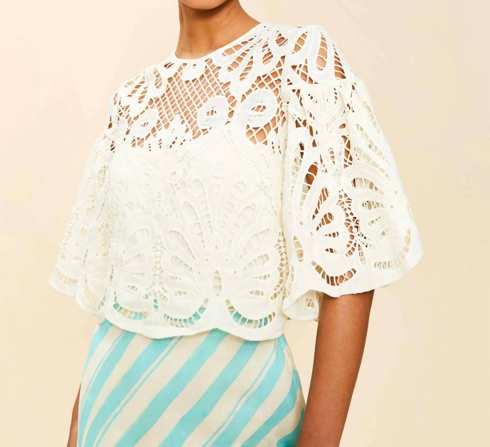 Mestiza New York - Marianna Scallop Top