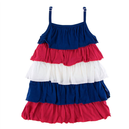 Kickee - Girls' Tiered Ruffle Dress