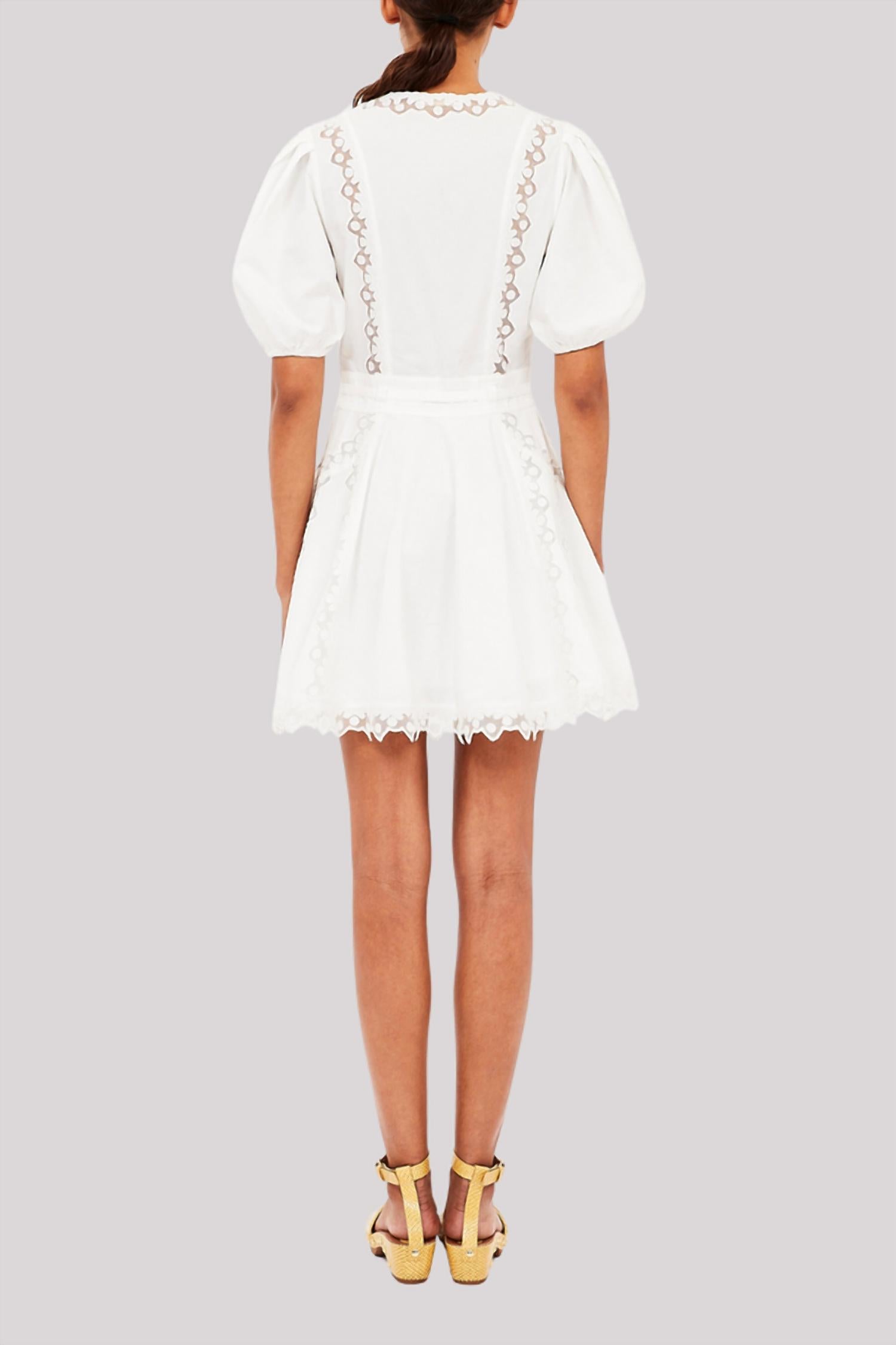 Ulla Johnson - Camila Short Sleeve Mini Dress