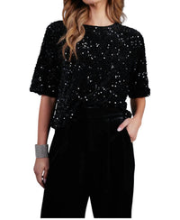 Bishop + Young - Miley Sequin Boyfriend Tee