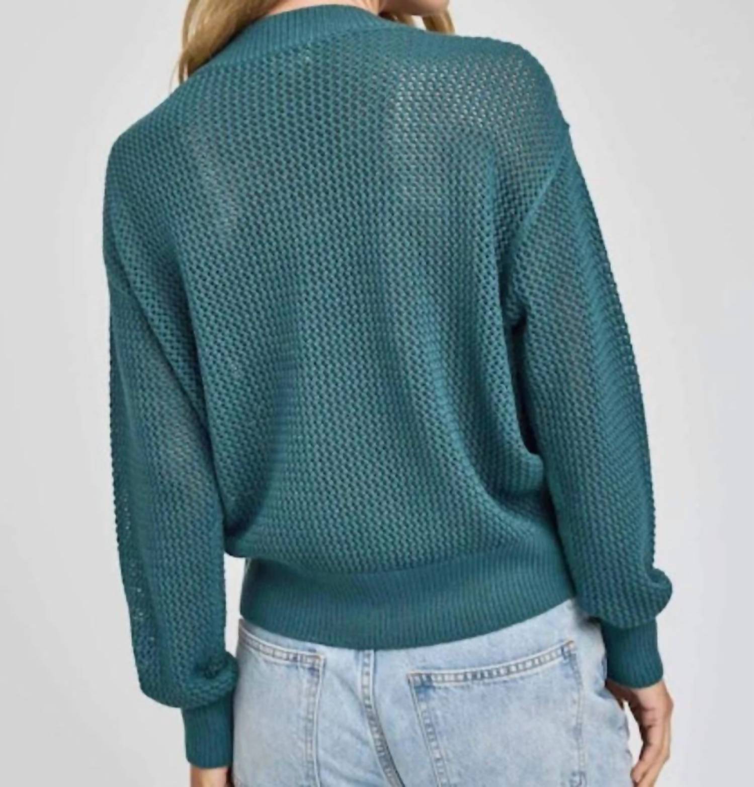 Gentle Fawn - Jensen Open Weave V-neck Sweater