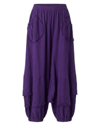 Oh My Gauze! Women's Guchi Cotton Pant in grape - women's pants