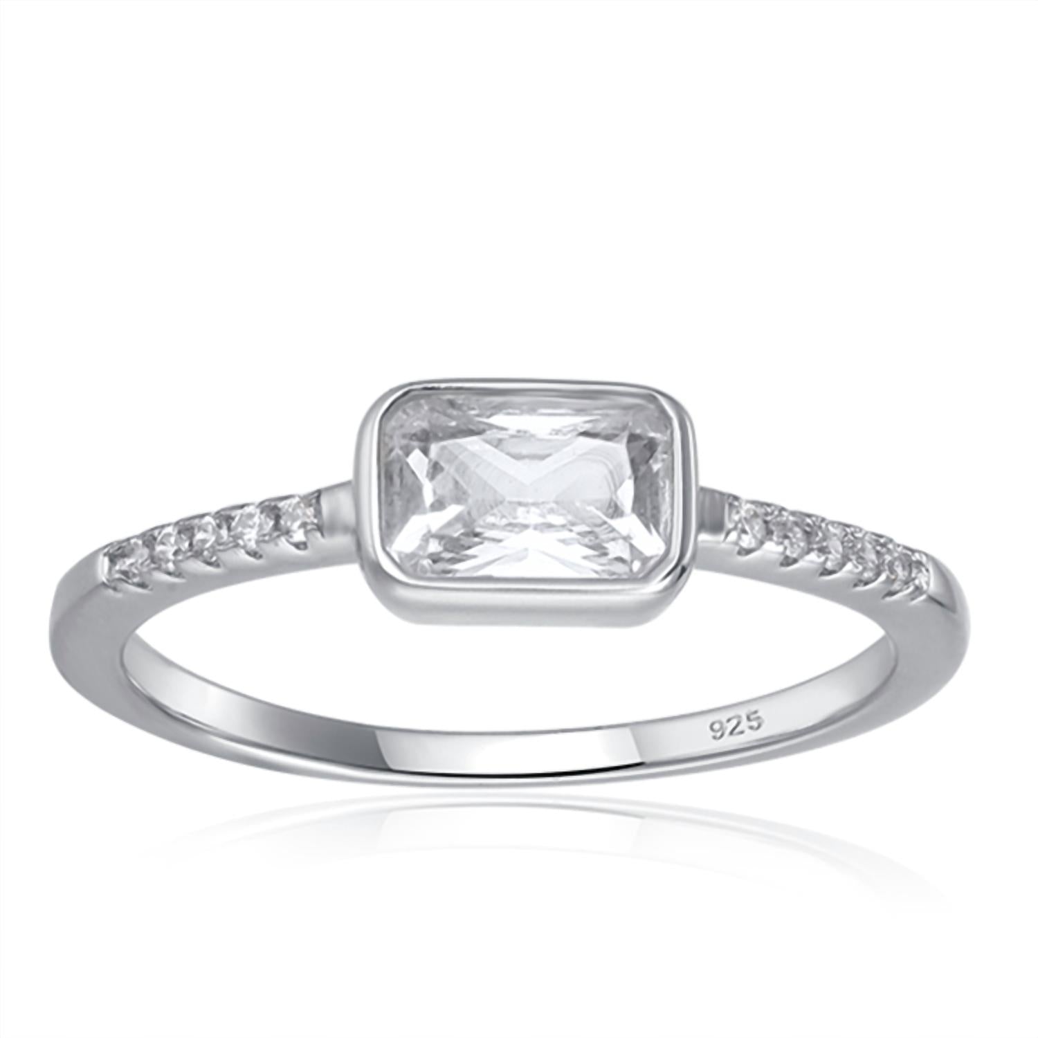 Starlette Women's Cora Stackable Ring in silver - women's jewelry