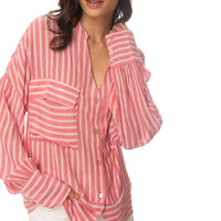 Myra - Striped Oversize Shirt