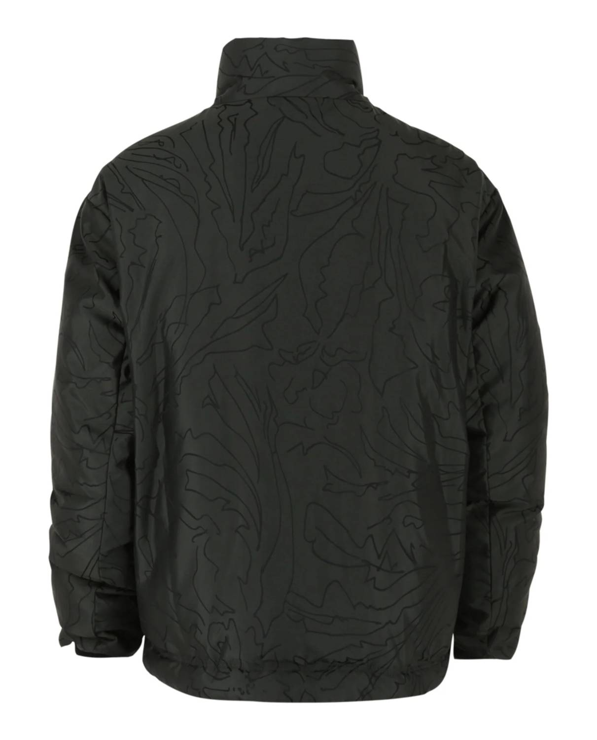 Salvatore Ferragamo - Men's Abstract Print Quilted Jacket