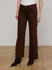 L'Agence - Women's Joanne Low Rise Wide Leg Pants