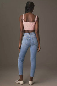 FRAME Le High Skinny Crop Jean in terra - women's jeans - alternate view