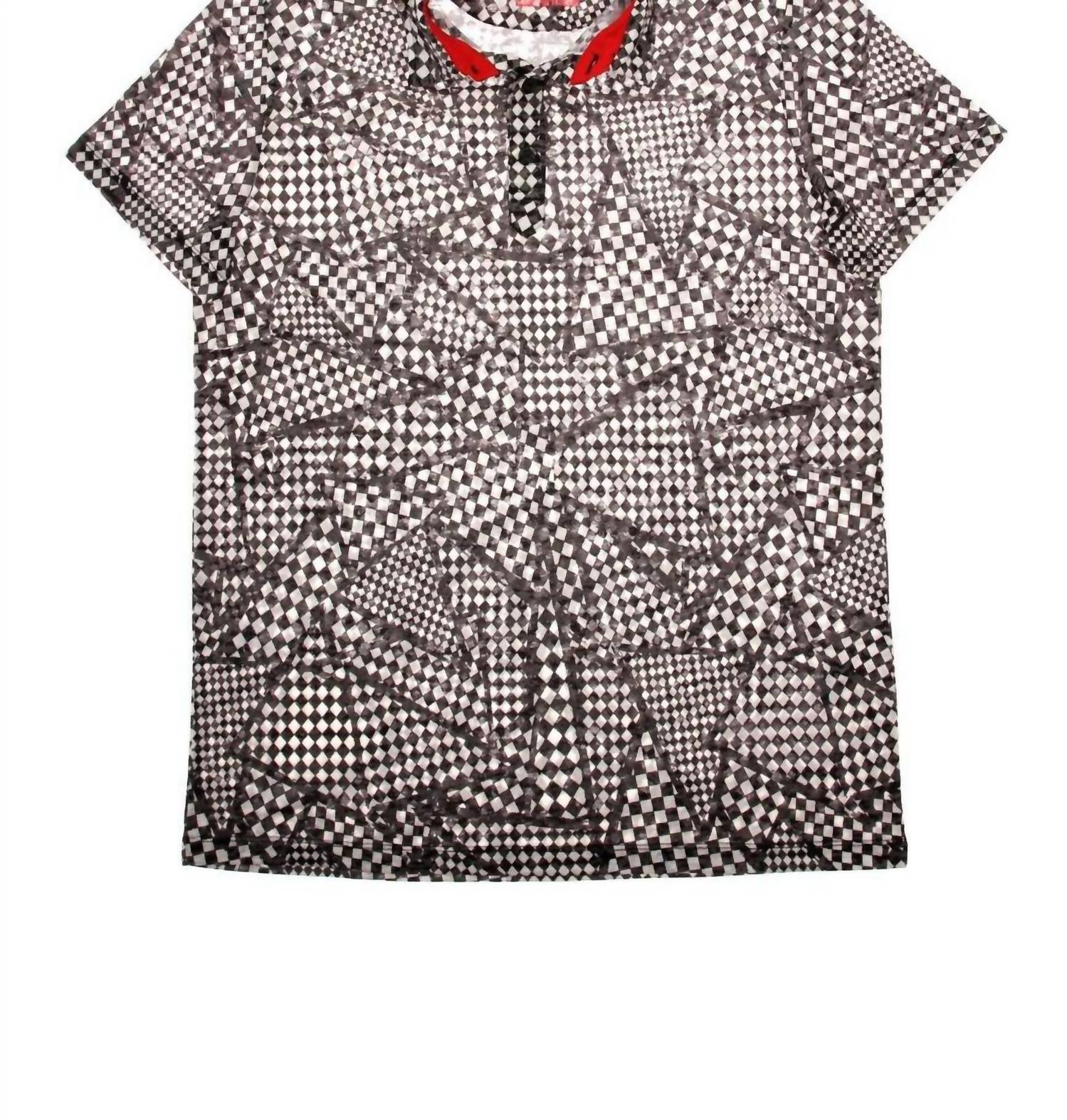 Eight X - Geo Print Polo Shirt