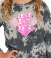 Chaser - Tie Dye Best Big Sister Tee