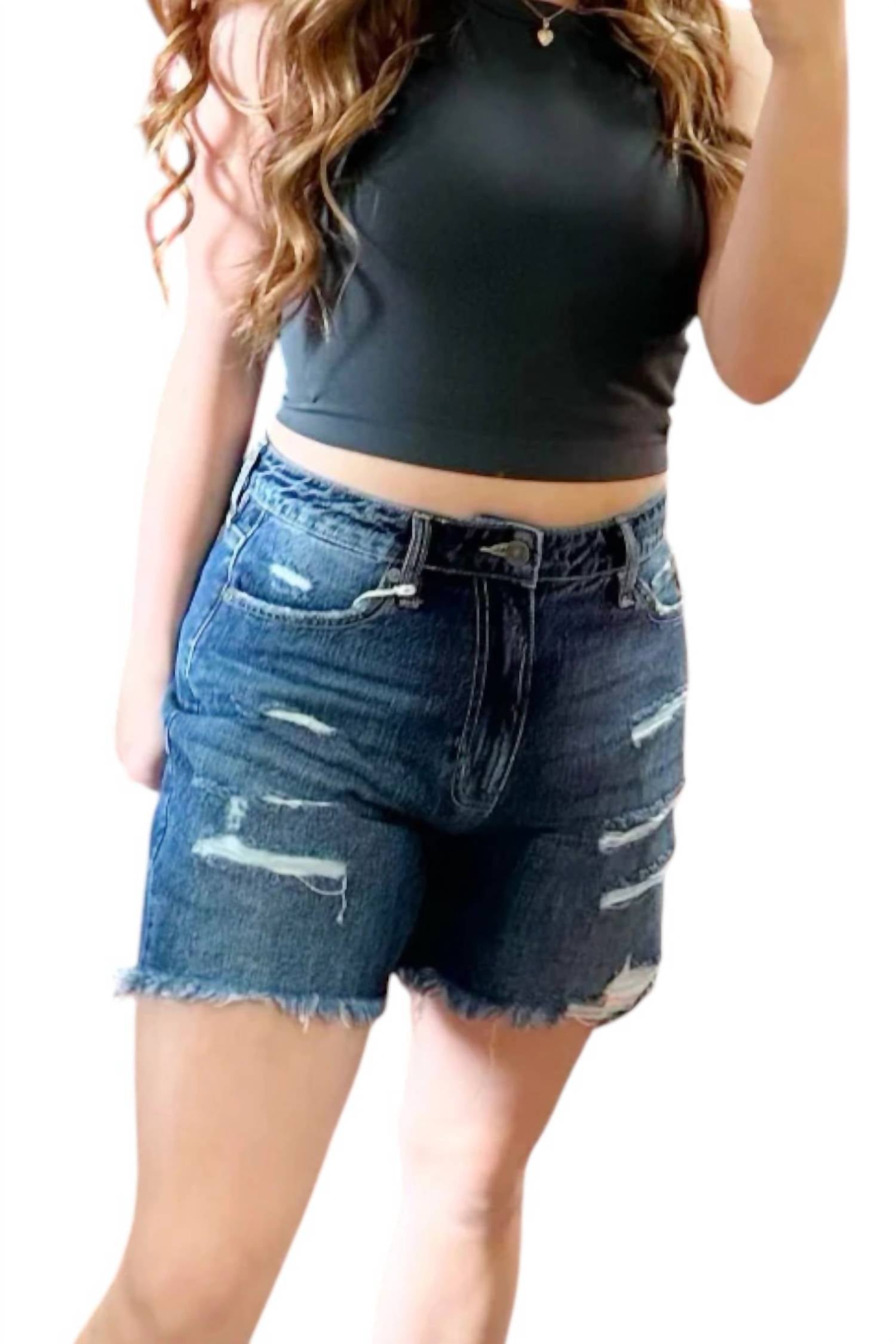 Kancan - High Rise Girlfriend Shorts