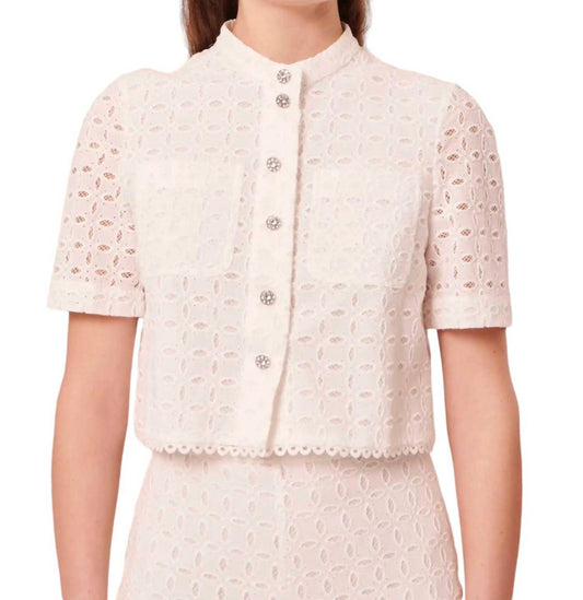 Tara Jarmon - CHERYL EMBROIDERED SHIRT