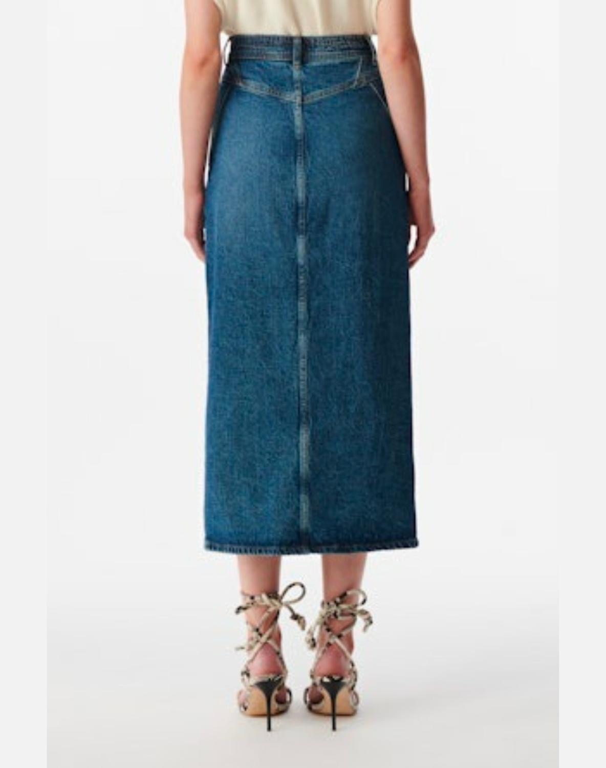 Iro - Garice Denim Midi Skirt