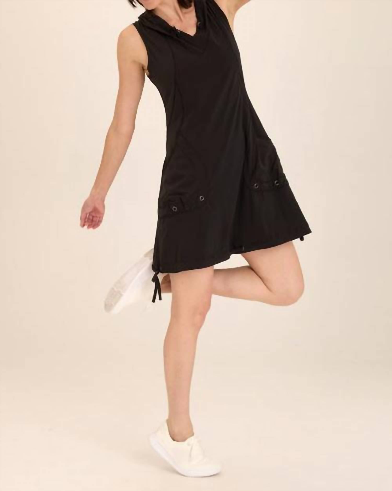 Xcvi - Sumi Active Whisper Stretch Hooded Cargo Mini Dress