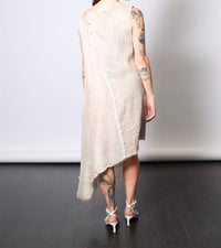 Sanctamuerte - Sleeveless Asymmetric Dress