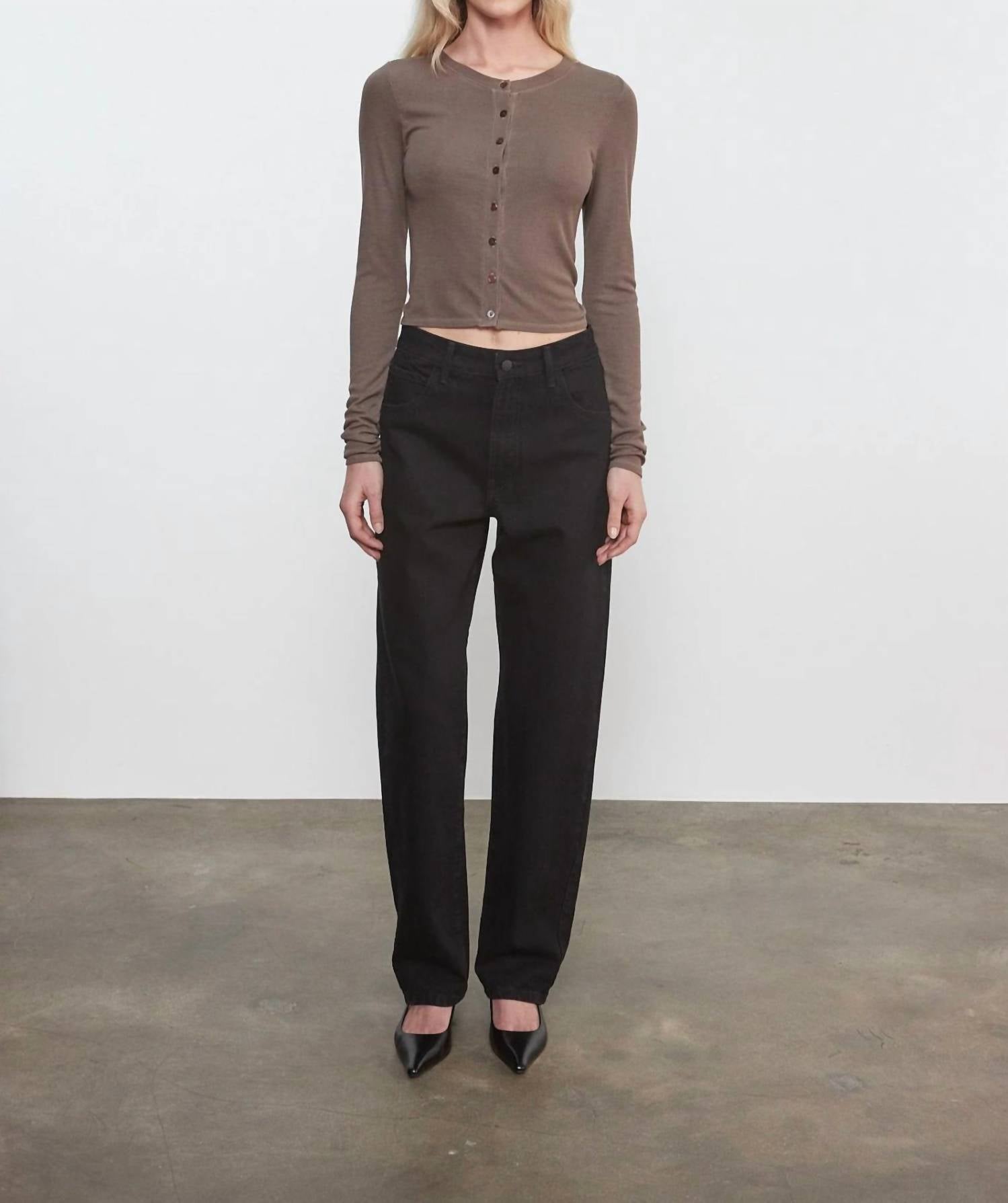 Enza Costa - Silk Rib Essential Cardigan