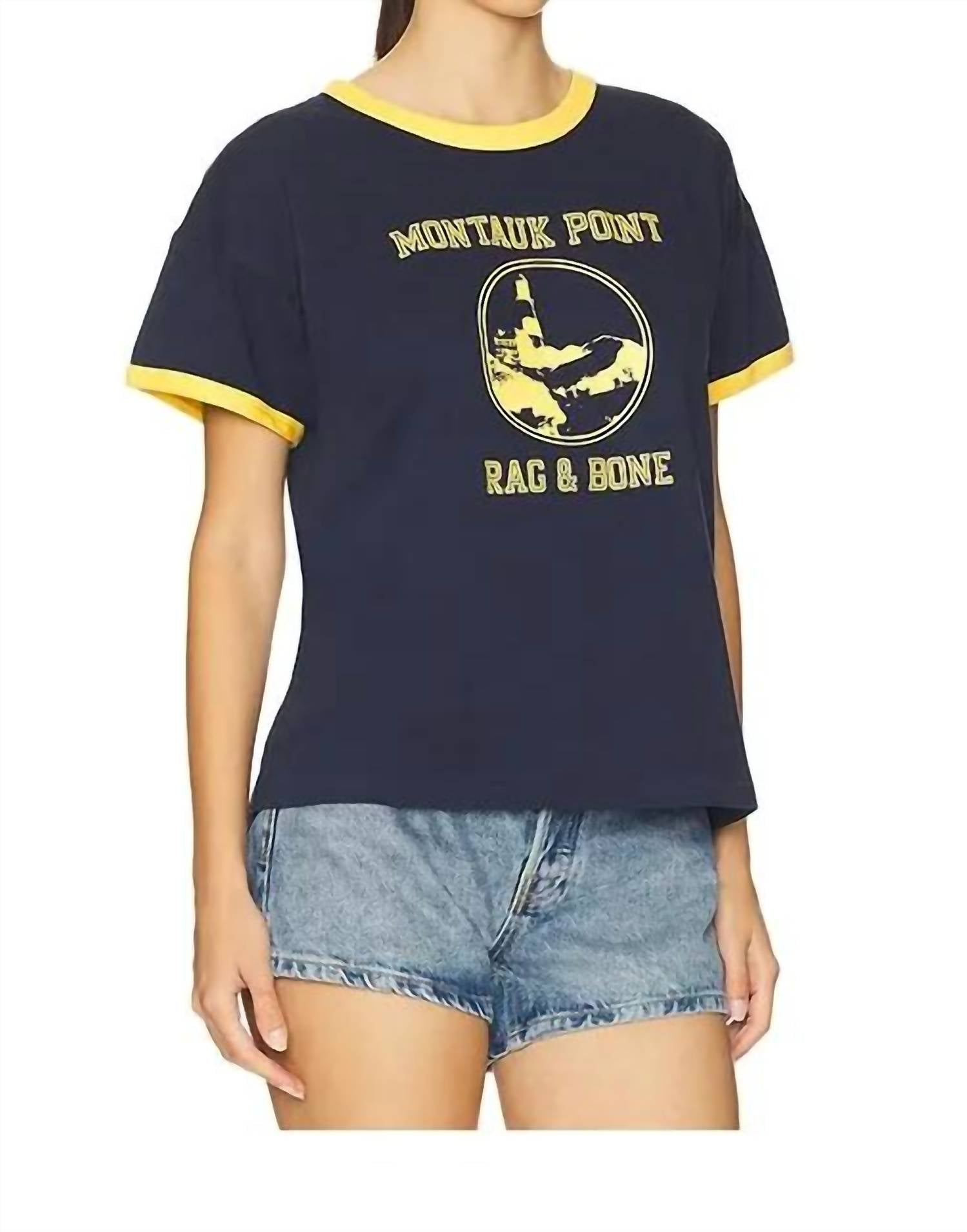 Rag & Bone - Montauk Boxy Graphic Tee