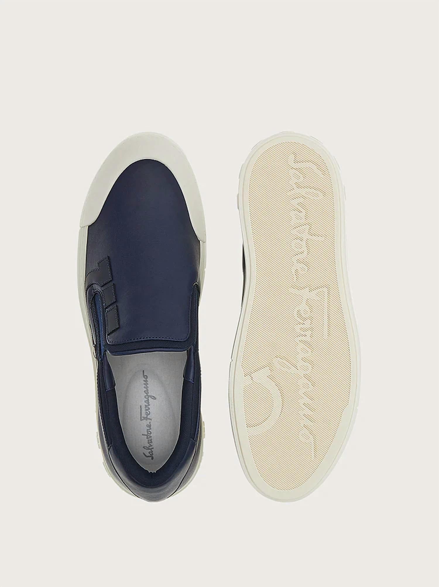 Salvatore Ferragamo - Men's Gancini Slip-on Sneaker