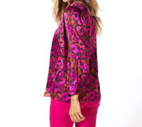 Esqualo - Sorena Satin Floral Wilding Blouse