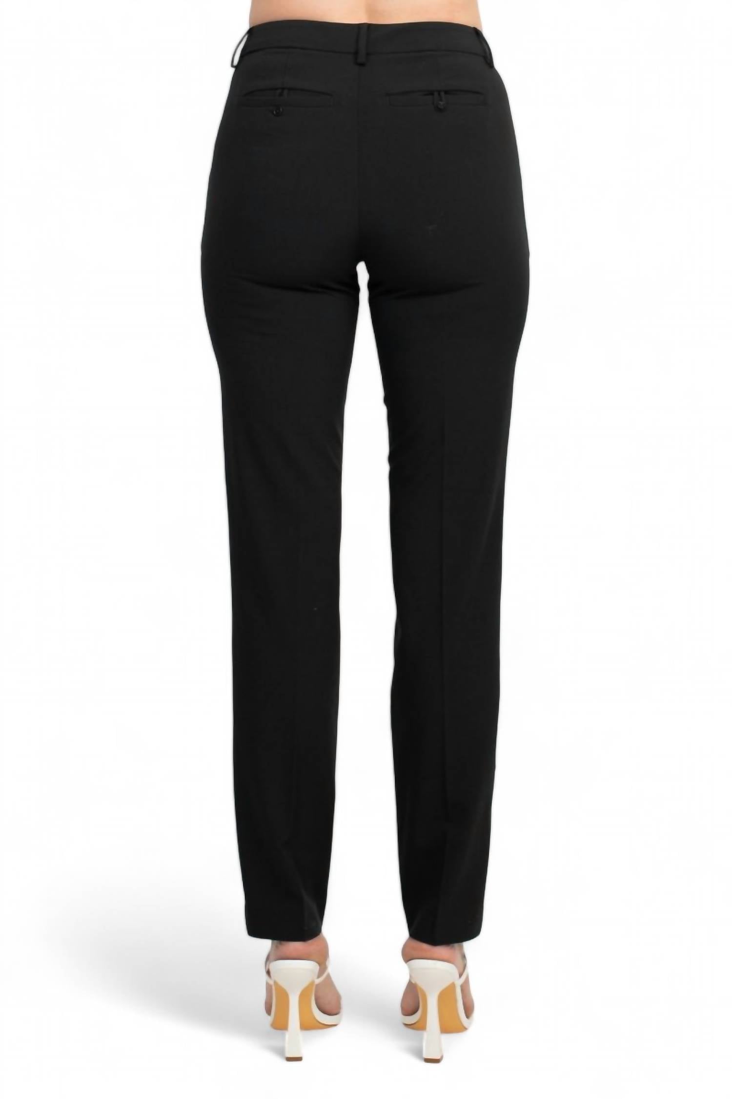 Ecru - HOUSTON TROUSER WITH PICK STITCH