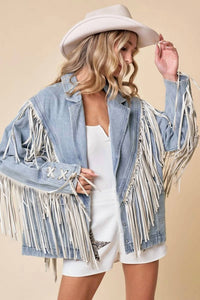 Saints & Hearts - Fringed Out Denim Jacket