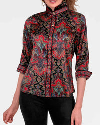 Gretchen Scott - Boyfriend Button Up Blouse