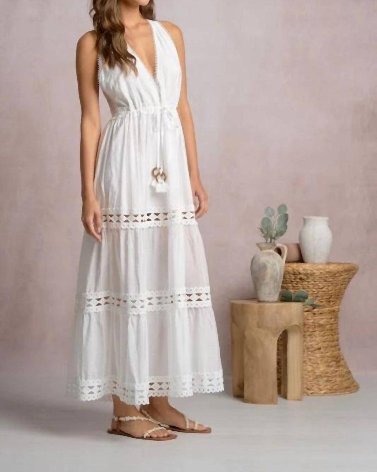 Elan - Women's Solice Halter Dress