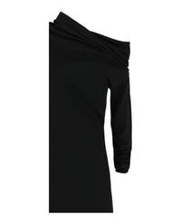 Salvatore Ferragamo - Women's Long Sleeve Off-the-shoulder Gown