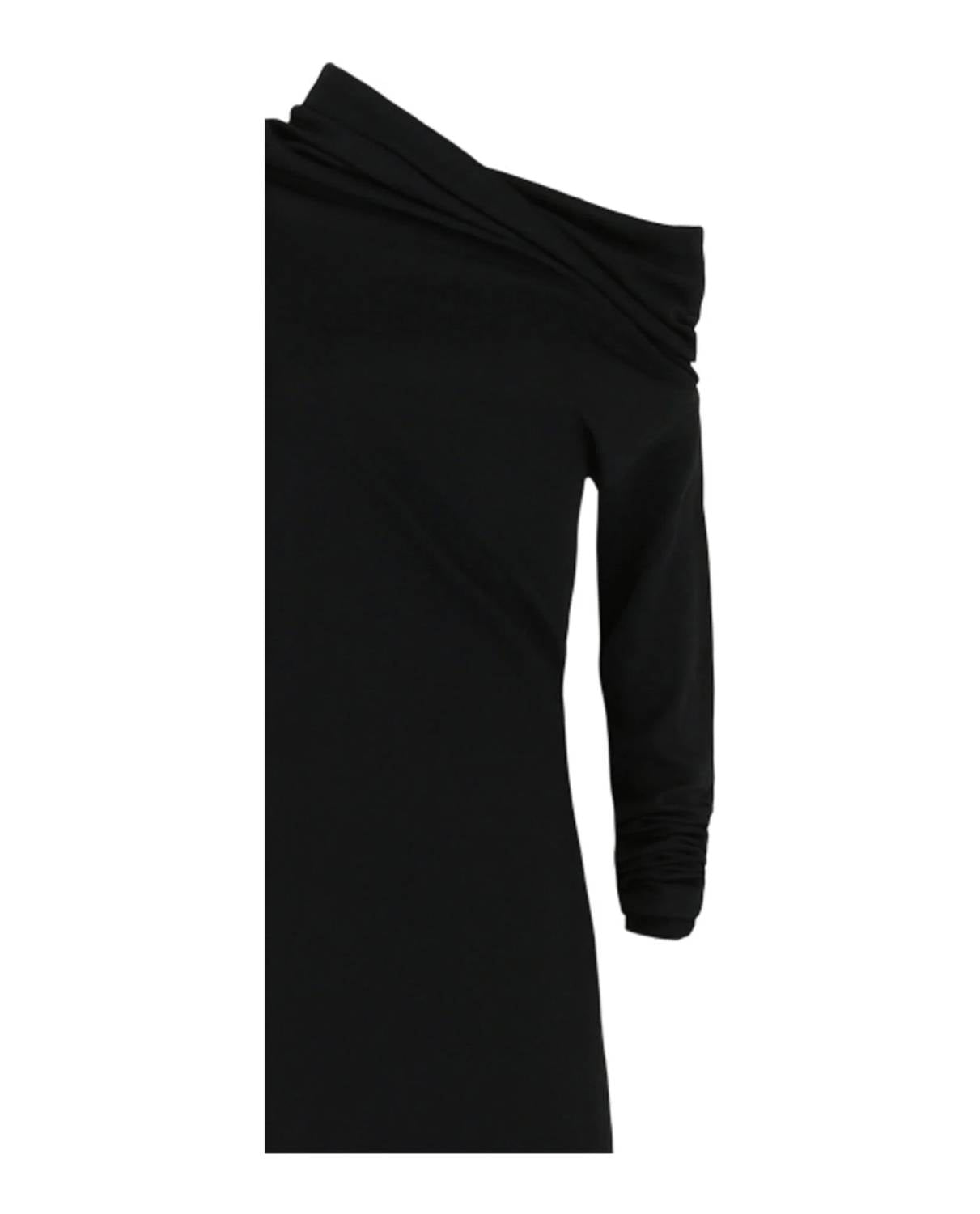 Salvatore Ferragamo - Women's Long Sleeve Off-the-shoulder Gown