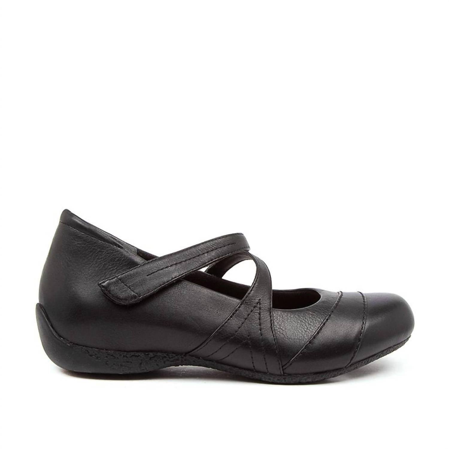 Ziera Women's Xray Mary-jane Flats - Extra Wide in black - women's flats - detail view