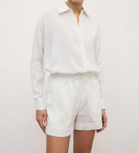 Ottod'Ame - Oversized Linen Lurex Top
