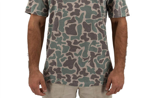 Hurricane Marsh - Marsh Green Camo Migrator Performance Tee