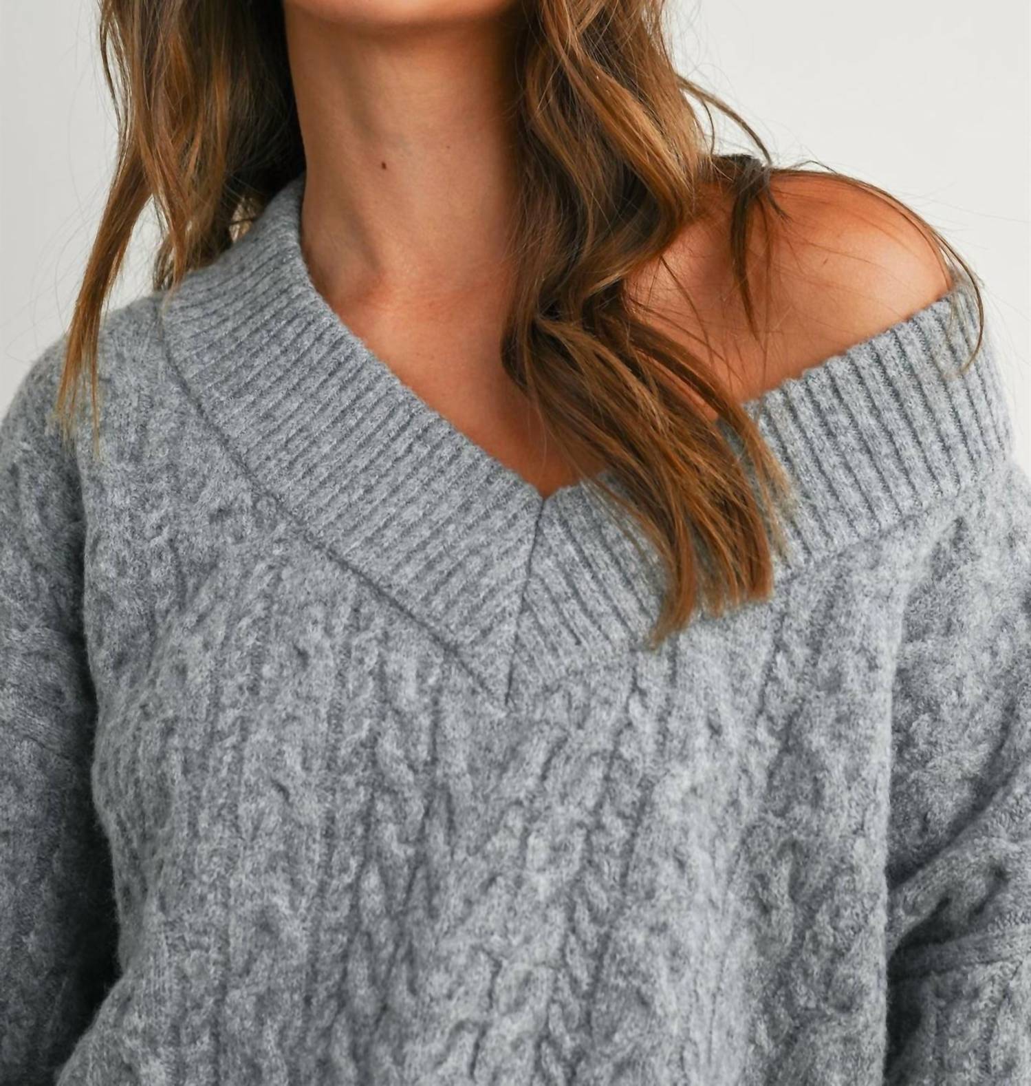 Buttermelon - Sarah Cable Knit Sweater