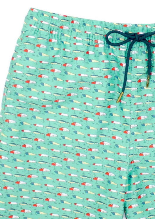 Properly Tied - Patterned Swim Trunk